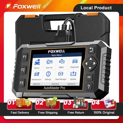 FOXWELL Car Scanner NT624 Elite All System OBD2 Scanner Diagnostic Tool 8 Reset Code Reader Car