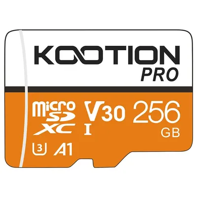 KOOTION Micro SD Card Memory Card Class 10 256GB 128GB 64GB U3 4K High Speed Cartao De Memoria TF