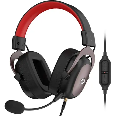 Redragon H510 Zeus Wired Gaming Headset - 7.1 Surround Sound - Memory Foam Ear Pads - 53MM Drivers