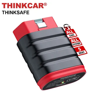 Thinkcar Thinksafe Bluetooth OBD2 Scanner Code Reader All System Car Scan 5 Reset Turn Off Engine