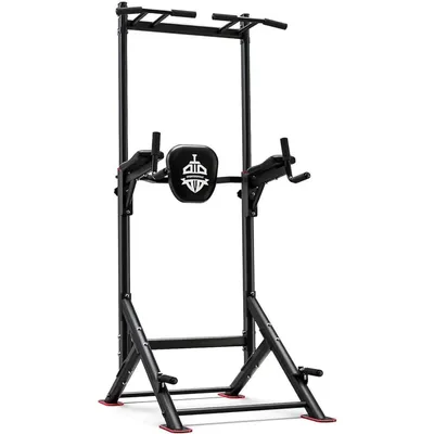 Power Tower Pull Up Dip Station Multi-Function Home Gym Strength Training Fitness Equipment 440LBS