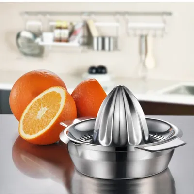 Portable lemon orange manual fruit juicer 304 stainless steel kitchen accessories tools citrus 100%