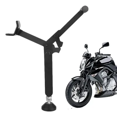 Motorcycle Wheel Lift Stand Nonslip Motorcycle Front Wheel Stand Universal Height Adjustment Wheel