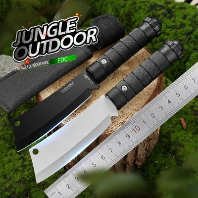 Outdoor knife multi-purpose knife high hardness long knife portable camping knife picnic portable