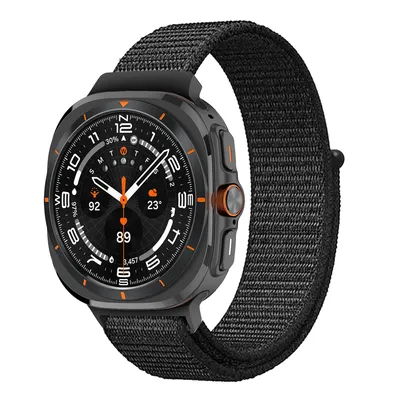 Nylon Loop Strap For Samsung Galaxy Watch 7 Ultra 47mm accessories Sport Adjustable bracelet correa