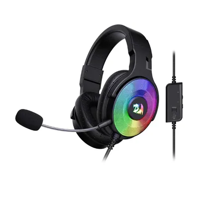 Redragon H350 RGB Wired Dynamic RGB Backlight Dynamic RGB Backlight Gaming Headset 50MM Drivers