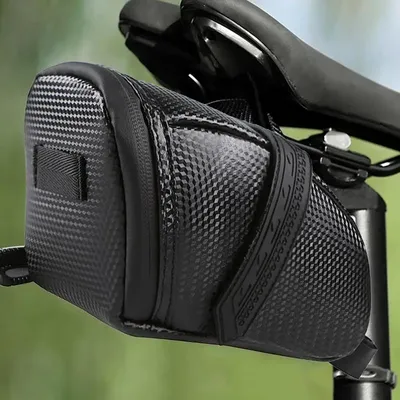 Bike Saddle Bag Waterproof Hard Shell Road Bike Rear Pouch Bag Mountain Bikes Seatpost Tail Bag For