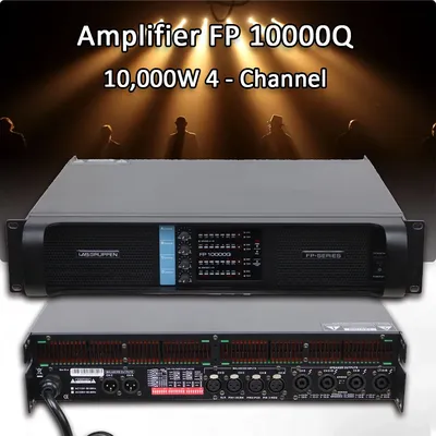 FP10000Q Audio Power Amplifier 4 Channels 4x1350W 10000 Watts For Live Show Professional Disco Dj