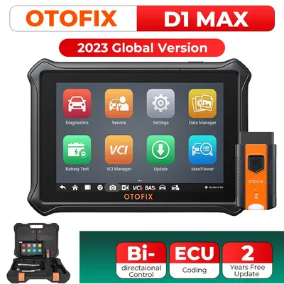 OTOFIX D1 Max Automotive Diagnostic Scan Tool Bi-Directional Scanner ECU Coding DoIP & CANFD 2 Years