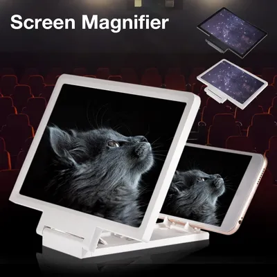 Mobile Phone Screen Magnifier Eyes Protection Display 3D Video Screen Amplifier Folding Enlarged