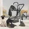 Wedyvko Pet Stroller 3 in 1, Dog Strollers for Small/Medium Dogs/Cats with Detachable Carrier with