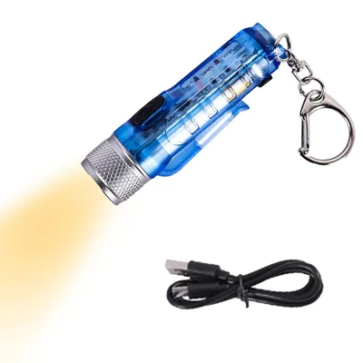 Keychain Flashlight Keychain Flashlights Small LED Flashlight Magnet Handheld Pen Light High Lumens