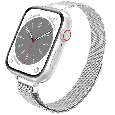 Slim Milanese loop For apple Watch band 44mm 40mm 45mm 49mm 41mm 38mm 42mm Bracelet iwatch Series 9