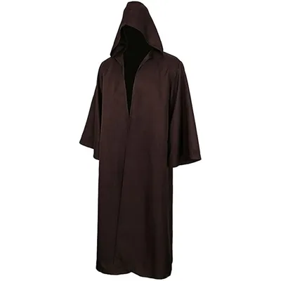 Unisex Ladies Halloween Solid Color Black Robe Cape Dark Loose Half Sleeve Party Costume Cosplay