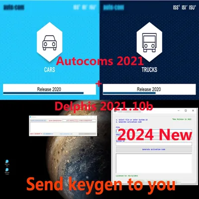 2023 NEWS Delphis 2021.10b with keygen Software DS 150 Autocoms 2021.11 Codings OBD2 Diagnostic