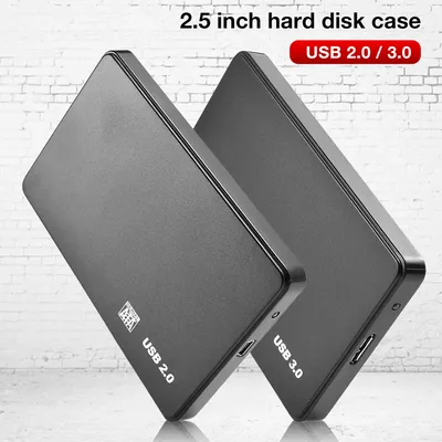 Sata to USB2.0 2.5 inch Hard Disk Case External Hard Disk Box with USB Cable HDD Enclosure USB2.0