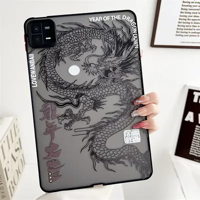 For Xiaomi Mi Pad 6 6S Pro Case Xiaomi Pad 5 5Pro 11'' Case Chinese Loong Dragon Matte Cover for