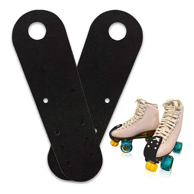 2PCS Roller Skates Skating Shoes Protector Roller Skating Leather Toe Guards Protective Durable Toe