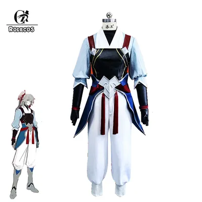 ROLECOS Game Honkai Star Rail Juvenile Jing Yuan Cosplay Costume Jing Yuan Adult Men Halloween