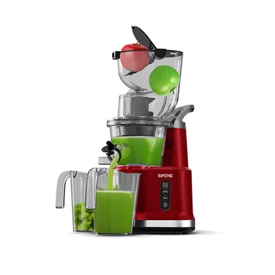 SiFENE Cold Press Juicer, Expansive 83mm Chute, Whole Fruit & Veg Slow Juice Maker, High-Yield Juice