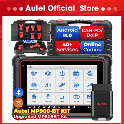 Autel MP900-BT KIT Diagnostic Scanner Automotive OBD1 OBD2 Scan Tools DoIP CANFD MP900 BT OE ECU Coding Updated of MP808BT Pro