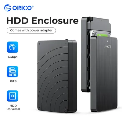 ORICO 3.5 inch HDD Case USB C 6Gbps External Hard Drive Enclosure SATA to USB 3.1 Hard Drive Case