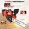 Electric Chain Saw Set Cordless Brushless Wood Cutting Saw Chainsaw 12 in Chainsaw with Battery and