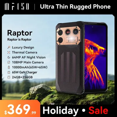 IIIF150 Raptor Rugged Machine 6.8'' 120Hz 10000mAh 12GB+256GB 108MP UltraThin Rugged Celular G99