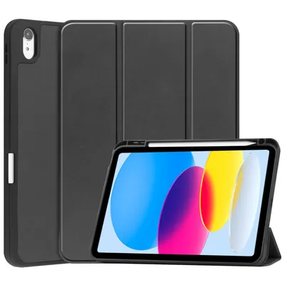 Case for iPad 10th Generation 2022 with Pencil Holder-[Tri-fold Stand + Auto Wake/Sleep],Premium