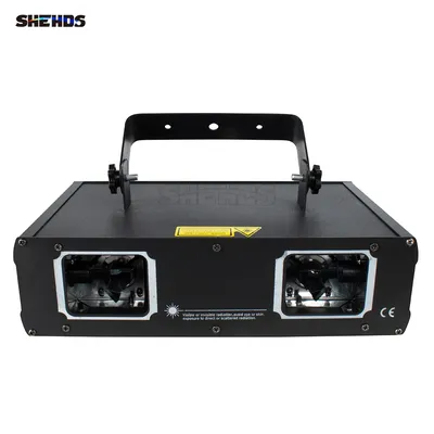 SHEHDS Lamp 2 Head RGB Dual Hole Lighting DMX512 Effects Lighting For DJ Party Disco Nightclub