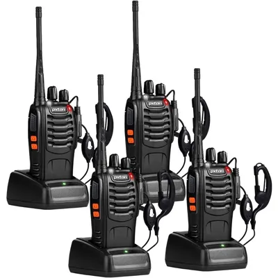 Walkie Talkies Long Range for Adults with Earpieces,16 Channel Walky Talky Rechargeable Handheld Two