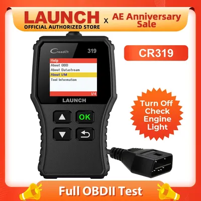 Launch X431 Creader 319 CR319 Auto Code Reader OBD2 Scanner Full OBDII EOBD Automotive Tools Obd2