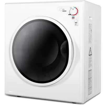 Clothes Dryer With Stainless Steel Inner Tub, Electric Dryer Machine & 4 Modes, Compact Cloth Dryer