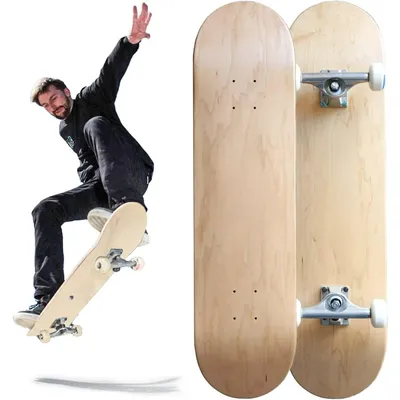 Skateboard for Adults Teens Boys Girls Kids Skateboard Standard Skateboard for Tricks, 31.5” Pro