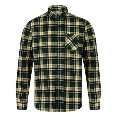 Shirts Apak Checked Cotton Flannel Shirt in Scarab / S - Tokyo Laundry