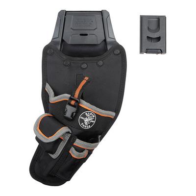 Klein Tools Tradesman Pro Modular Click-Lock 4-Pocket Drill Tool Pouch with Belt Clip 55917