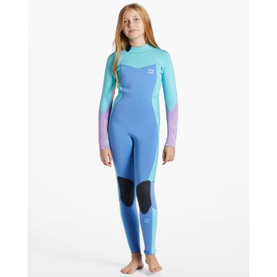 Neoprenanzug BILLABONG "4/3mm Synergy" Gr. 16, blau (ocean dream) Kinder Sportanzüge