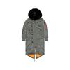 Winterjacke ALPHA INDUSTRIES "Alpha Industries Women - Cold Weather Jackets Long Fishtail W", Damen, Gr. L, grün (vintage grün), Obermaterial: 100% Nylon, Futter: 100% Nylon, Füllung: 100% Polyester, Jacken
