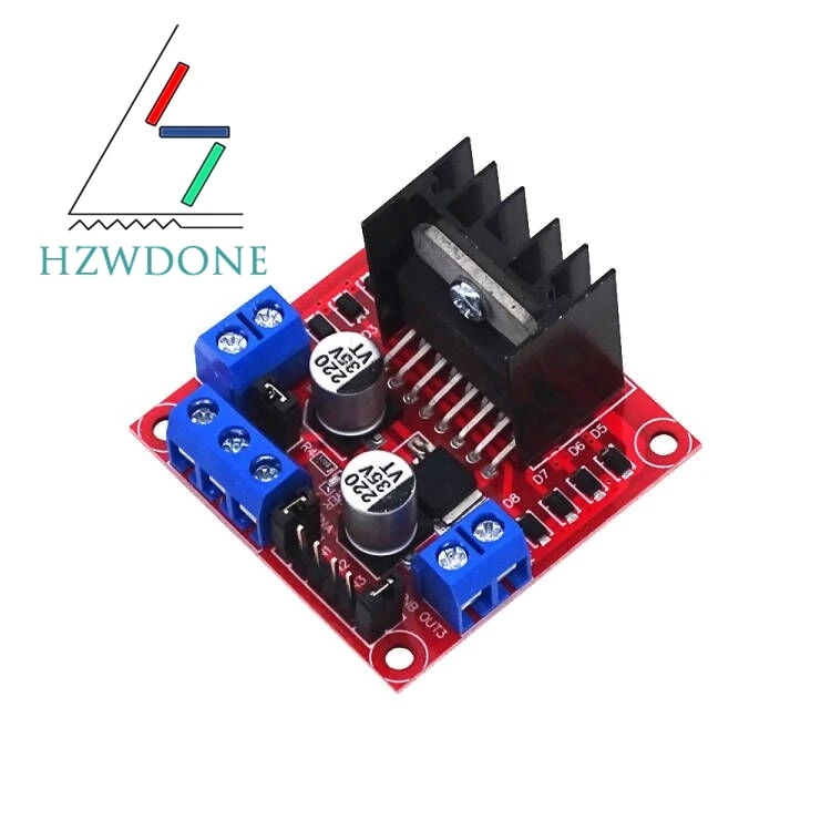 L298N Treiberplatinenmodul L298 Schrittmotor Smart Car Robot Breadboard Peltier High Power Image