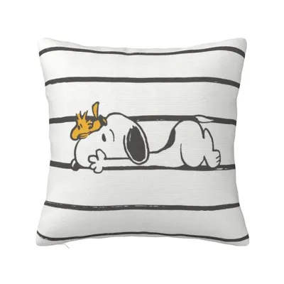 Benutzerdefinierte Nordic Style S-Snoopys Hund Anime Kissenbezüge 40x40cm Samt Kissenbezug für Auto Image
