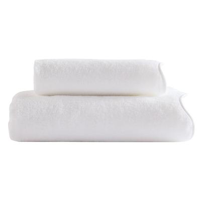 Ellie Scalloped Towels - White, Hand Towel - Ballard Designs