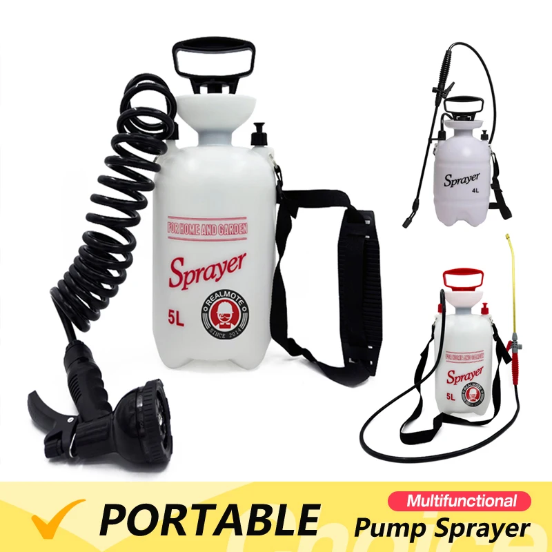 Tragbare Strandurfen Outdoor Camping Dusche, Reise Haustier Outdoor Dusche, Bewässerung von Blumen und Waschen von Autos Garten Pumpensprühgerät Image