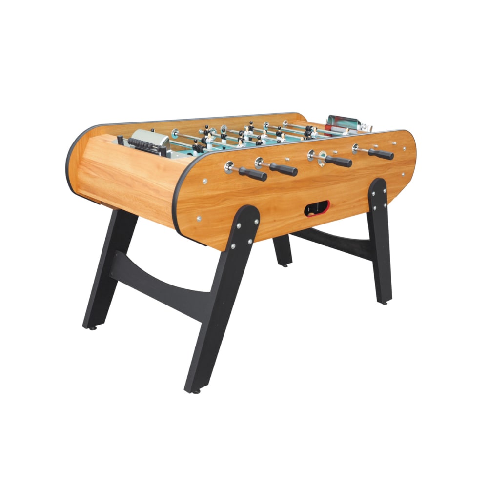 Calcio balilla di legno chiaro