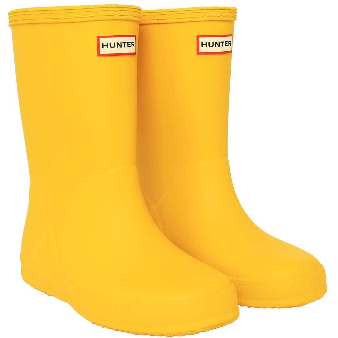 Hunter Original First Gummistiefel für Kinder, Gelb
