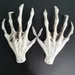 1 Pair Halloween Skeleton Hand Realistic Skeleton Hand Ha Unted Ho Use Decorations Halloween Hand