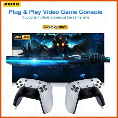 Top 2022 New Ampown U9 Wireless 4K Game Stick PS PSP Video Games Console 2.4Ghz Wireless Controller