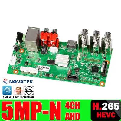 New H.265 Main PCB AHD 5MP-N 4 Channel AHD DVR Recorder Video Recorder 4 Channel AHD DVR 1080P AHDH