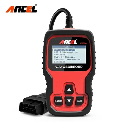 Ancel VD500 OBD2 Automotive Scanner Full System Code Reader Airbag EPB Oil Reset OBD Car Diagnostic