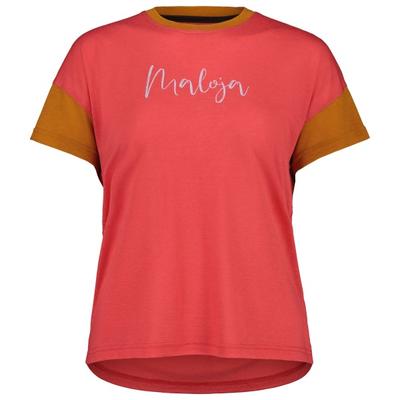 Maloja - Women's HongarM. Puzzle 1 - Merinoshirt Gr XS raspberry Image