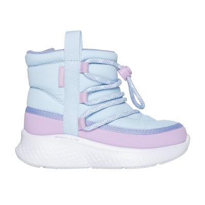 Skechers Girl's Skech-Lite Pro - Hyper Phase Boots | Size 8.0 | Light Blue | Textile/Synthetic